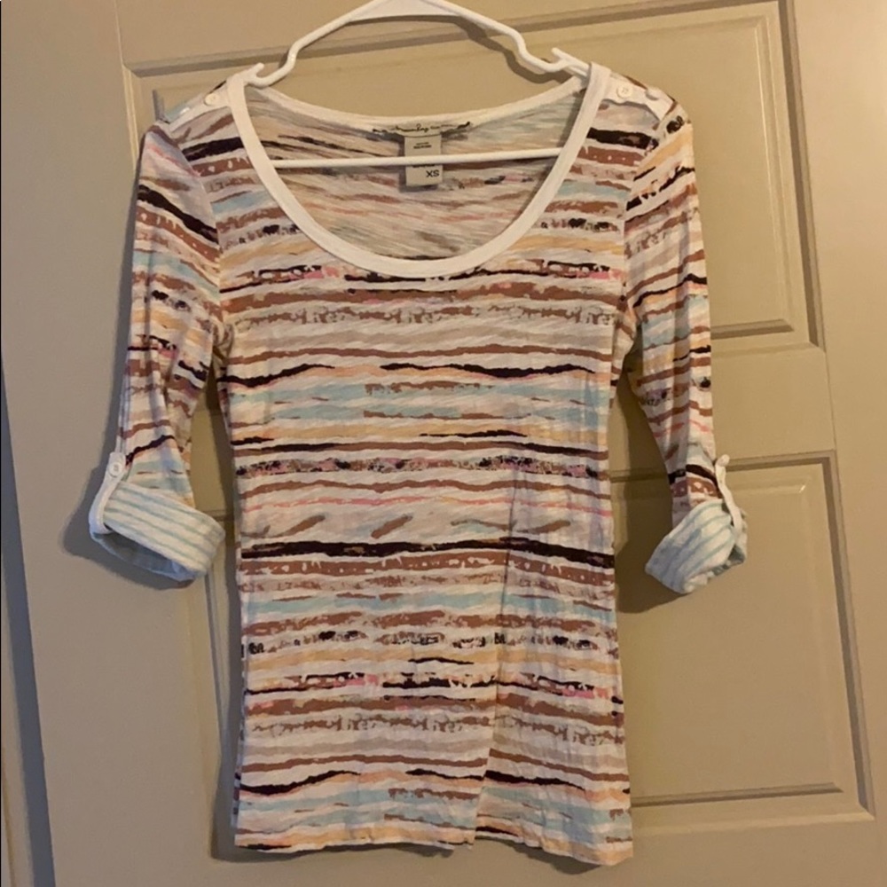 Striped Multi Color Top